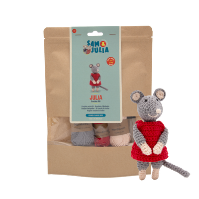 The Mouse Mansion Crochet Kit - Julia. Sam & Julia UK Stockist