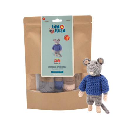 The Mouse Mansion Crochet Kit - Sam. Sam & Julia UK Stockist