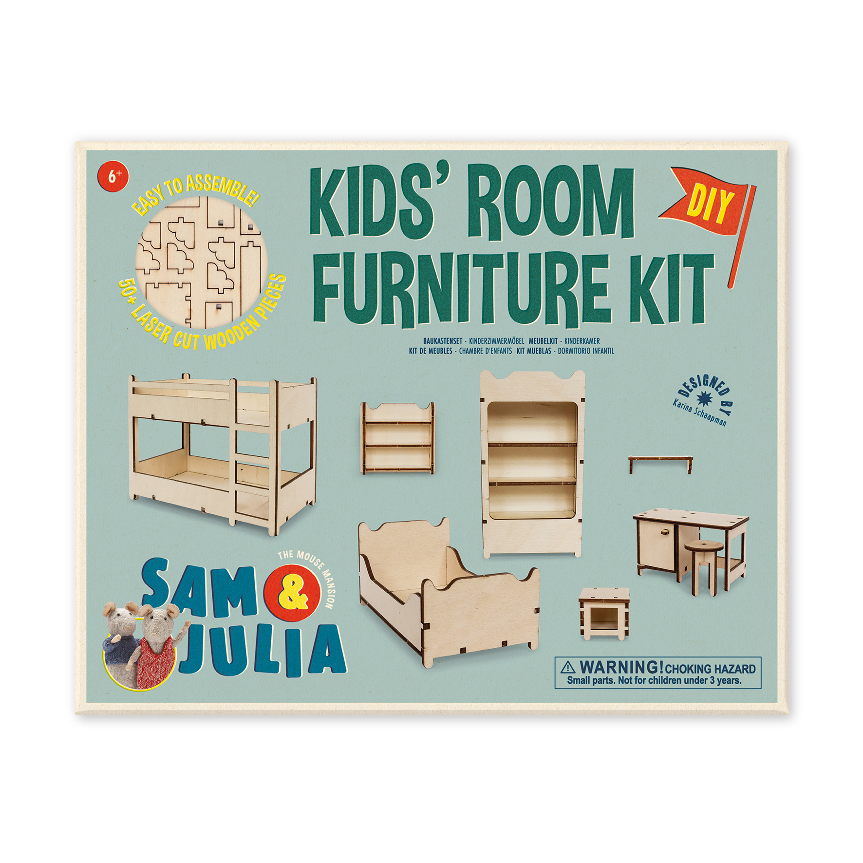 The Mouse Mansion Furniture Kit - Kids Bedroom Sam & Julia UK Stockist