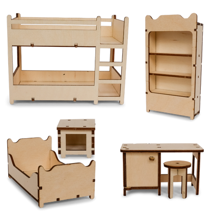 The Mouse Mansion Furniture Kit - Kids Bedroom Sam & Julia UK Stockist