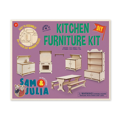 The Mouse Mansion Furniture Kit - Kitchen Sam & Julia UK Stockist