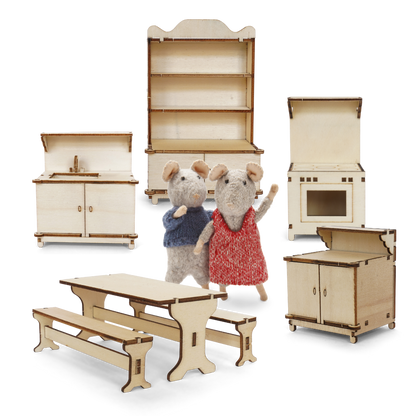 The Mouse Mansion Furniture Kit - Kitchen Sam & Julia UK Stockist