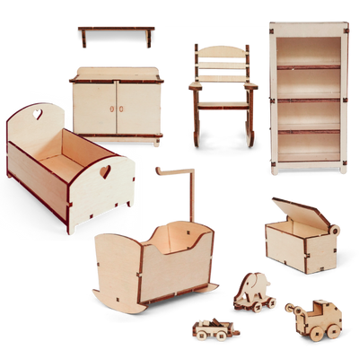 The Mouse Mansion Furniture Kit - Nursery Sam & Julia UK Stockist