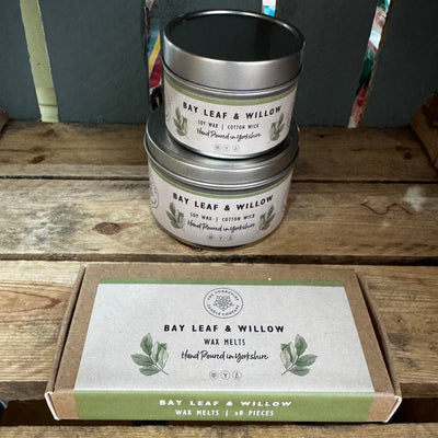The Yorkshire Candle Company Bay Leaf & Willow Candle / Wax Melt at Bibelot Leek UK Stockist