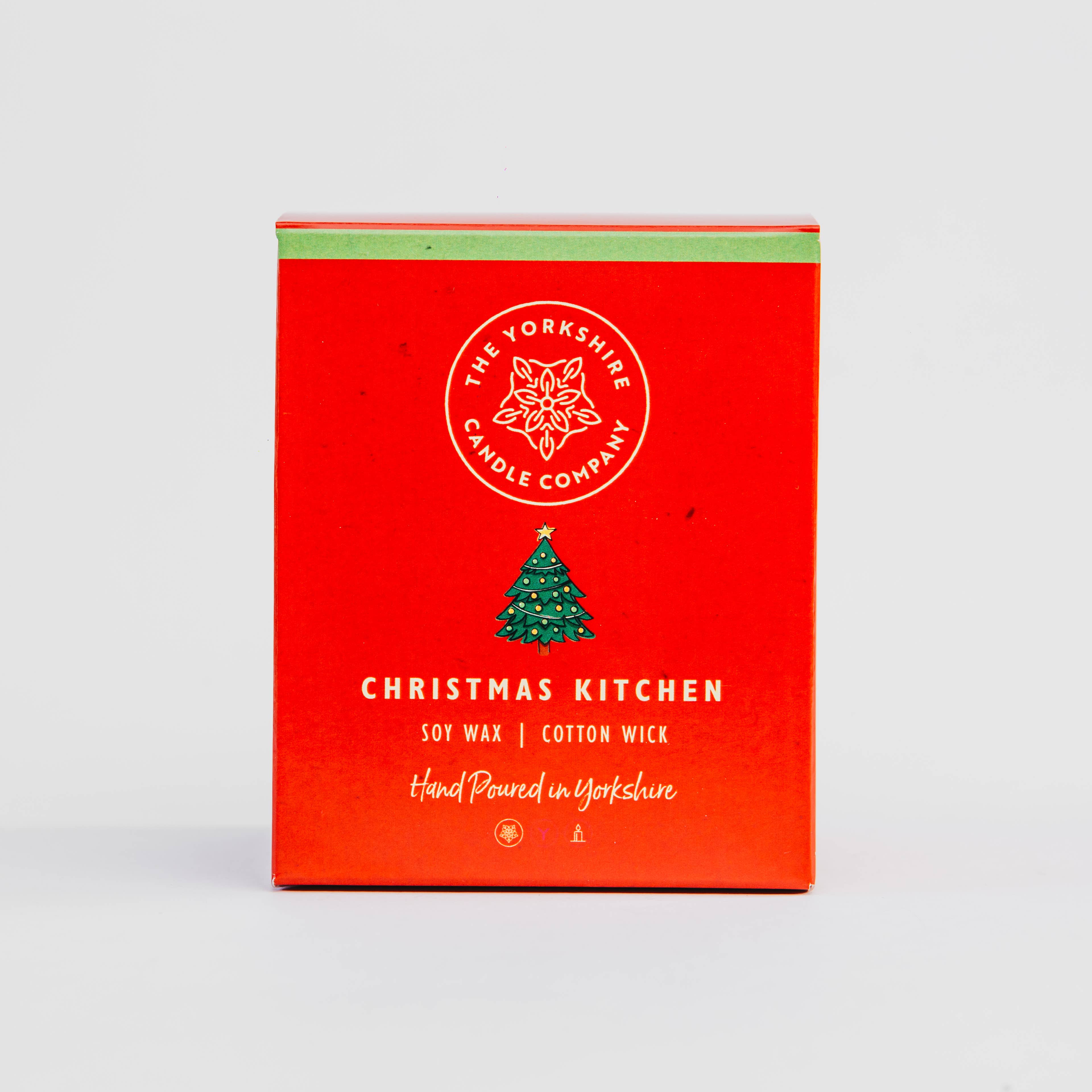 The Yorkshire Candle Company Christmas Kitchen Glass Tumbler Scented Candle