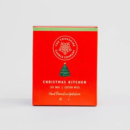 The Yorkshire Candle Company Christmas Kitchen Glass Tumbler Scented Candle