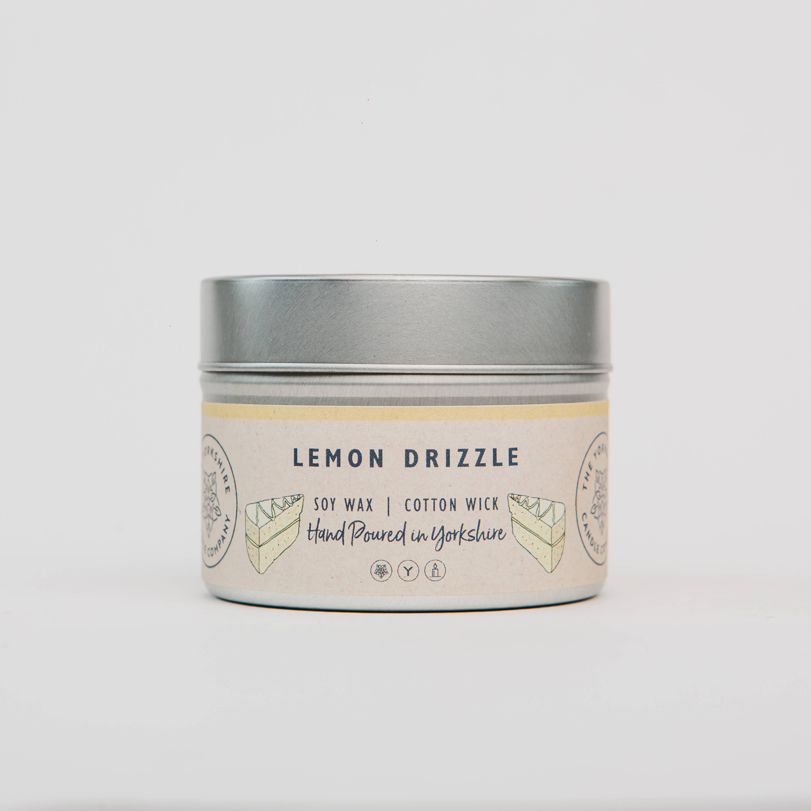 The Yorkshire Candle Company Lemon Drizzle Candle / Wax Melt at Bibelot Leek