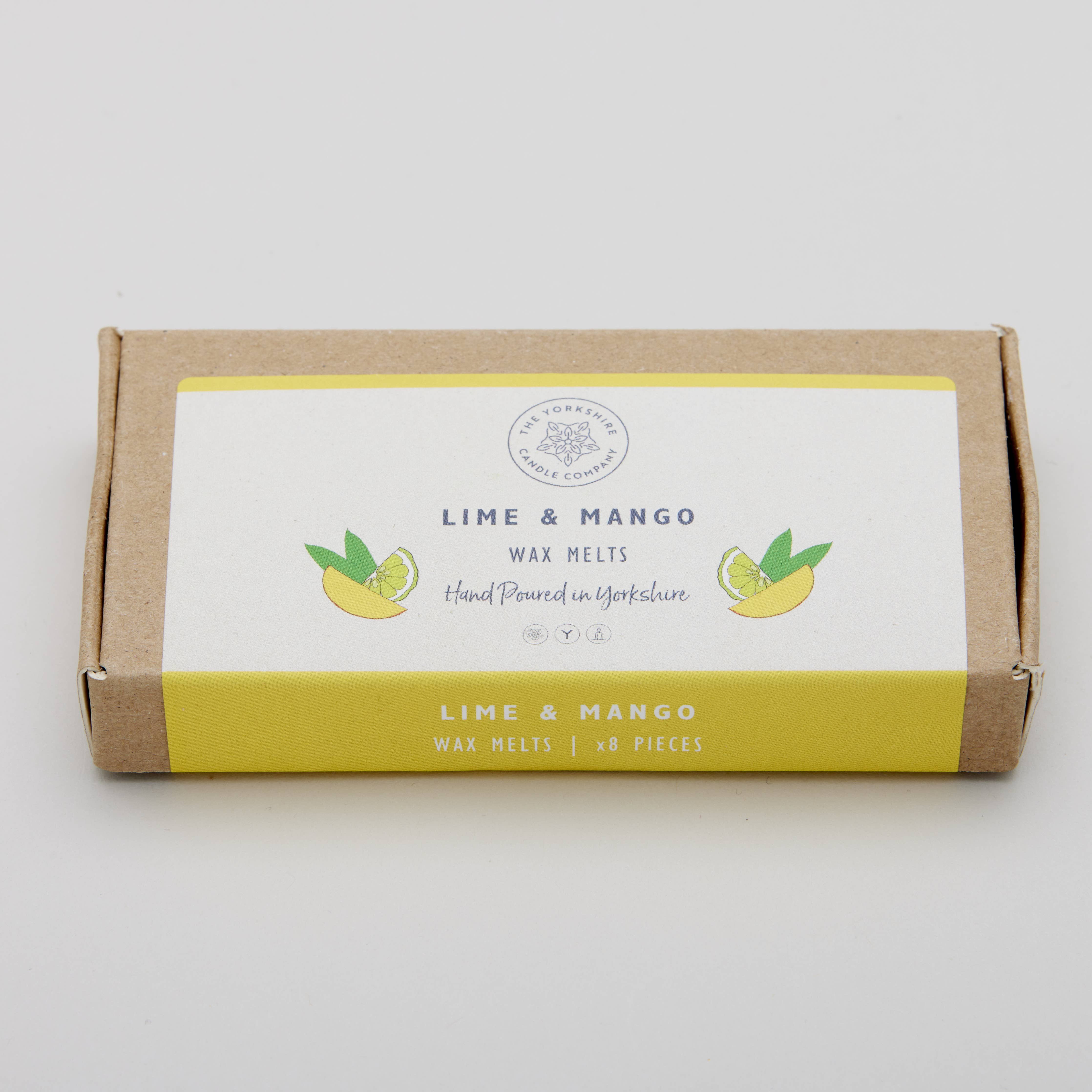 The Yorkshire Candle Company Lime & Mango Candle / Wax Melt at Bibelot Leek