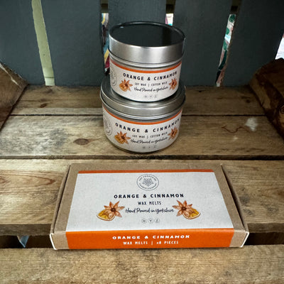 The Yorkshire Candle Company Orange & Cinnamon Candle / Wax Melt at Bibelot Leek UK Stockist