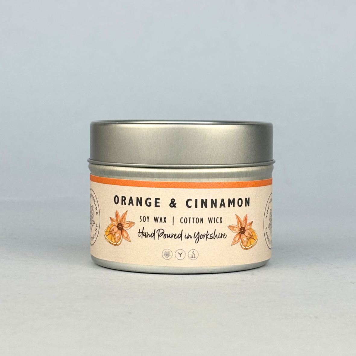 The Yorkshire Candle Company Orange & Cinnamon Candle / Wax Melt at Bibelot Leek UK Stockist