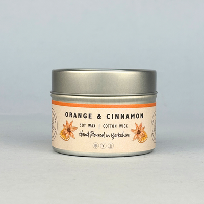 The Yorkshire Candle Company Orange & Cinnamon Candle / Wax Melt at Bibelot Leek UK Stockist