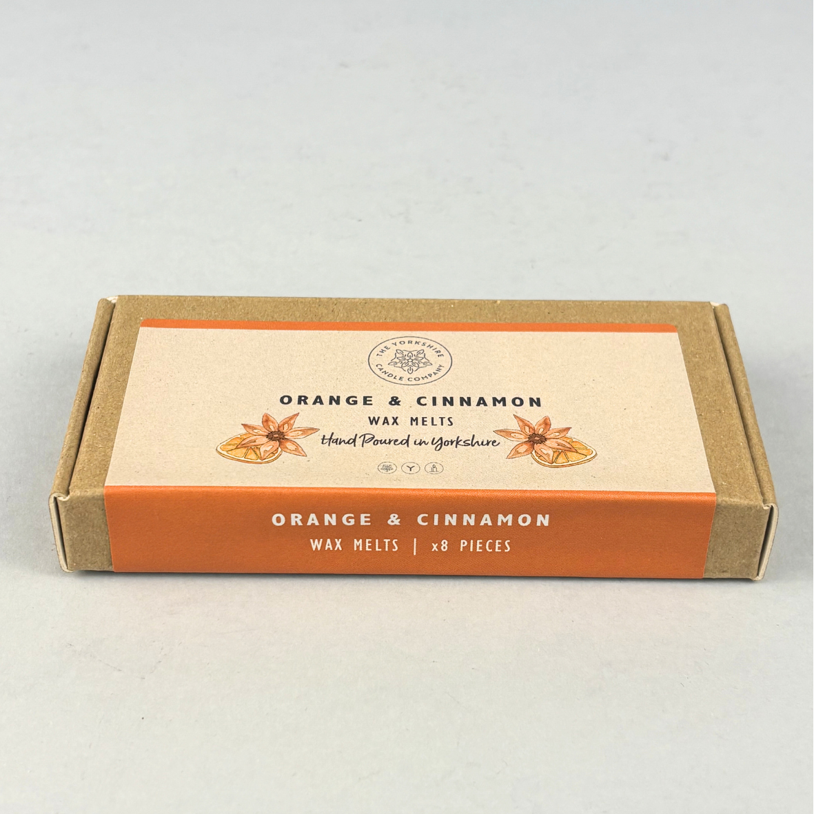The Yorkshire Candle Company Orange & Cinnamon Candle / Wax Melt at Bibelot Leek UK Stockist