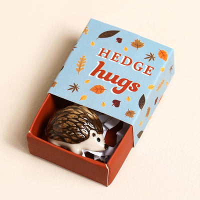 Lisa Angel Tiny Matchbox Ceramic Hedgehog Token at Bibelot Leek