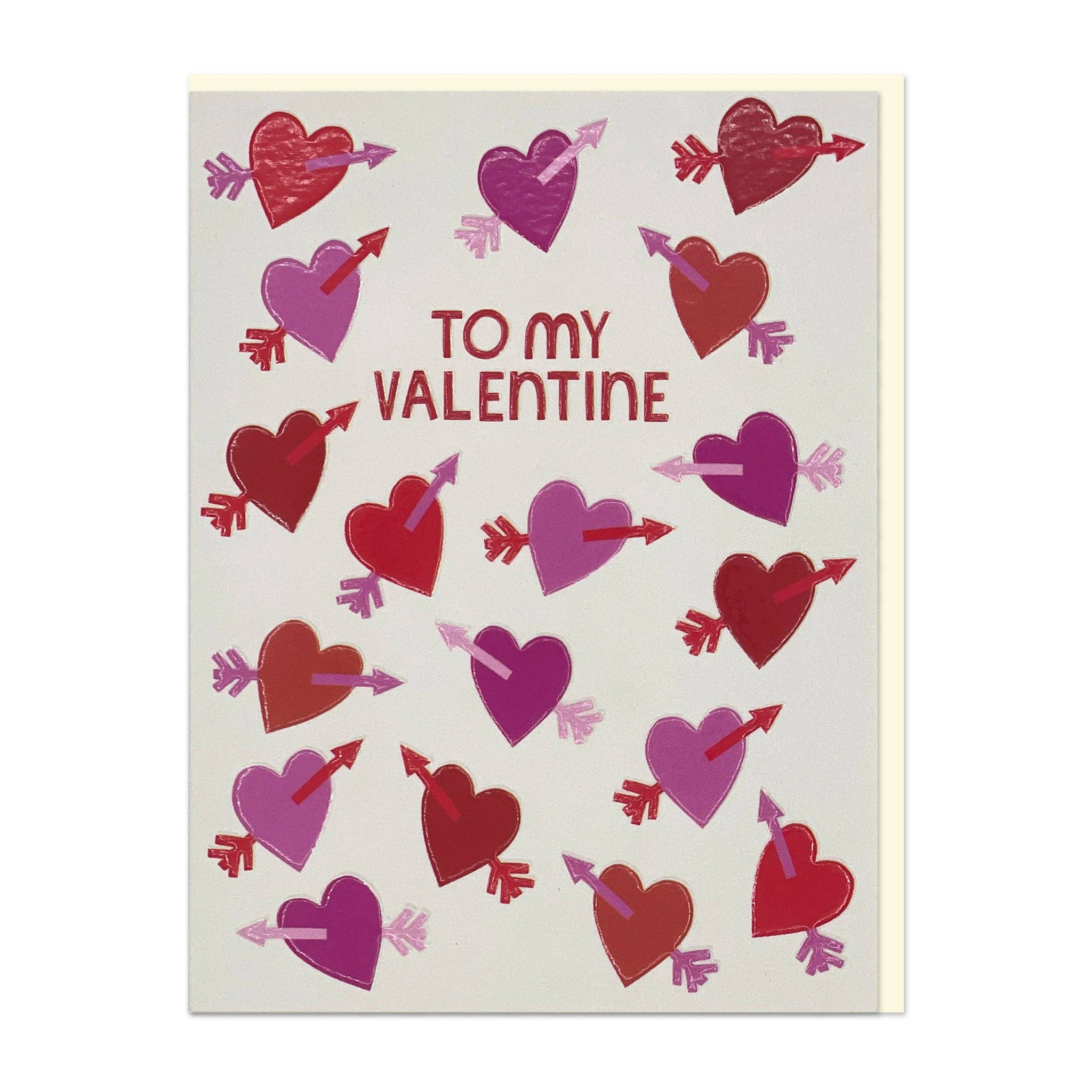 Raspberry Blossom To my Valentine Card at Bibelot, Leek