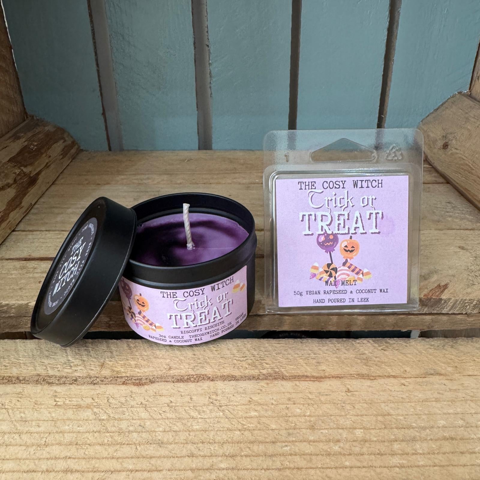 Trick or Treat Biscoff Biscuits Candle / Wax Melt