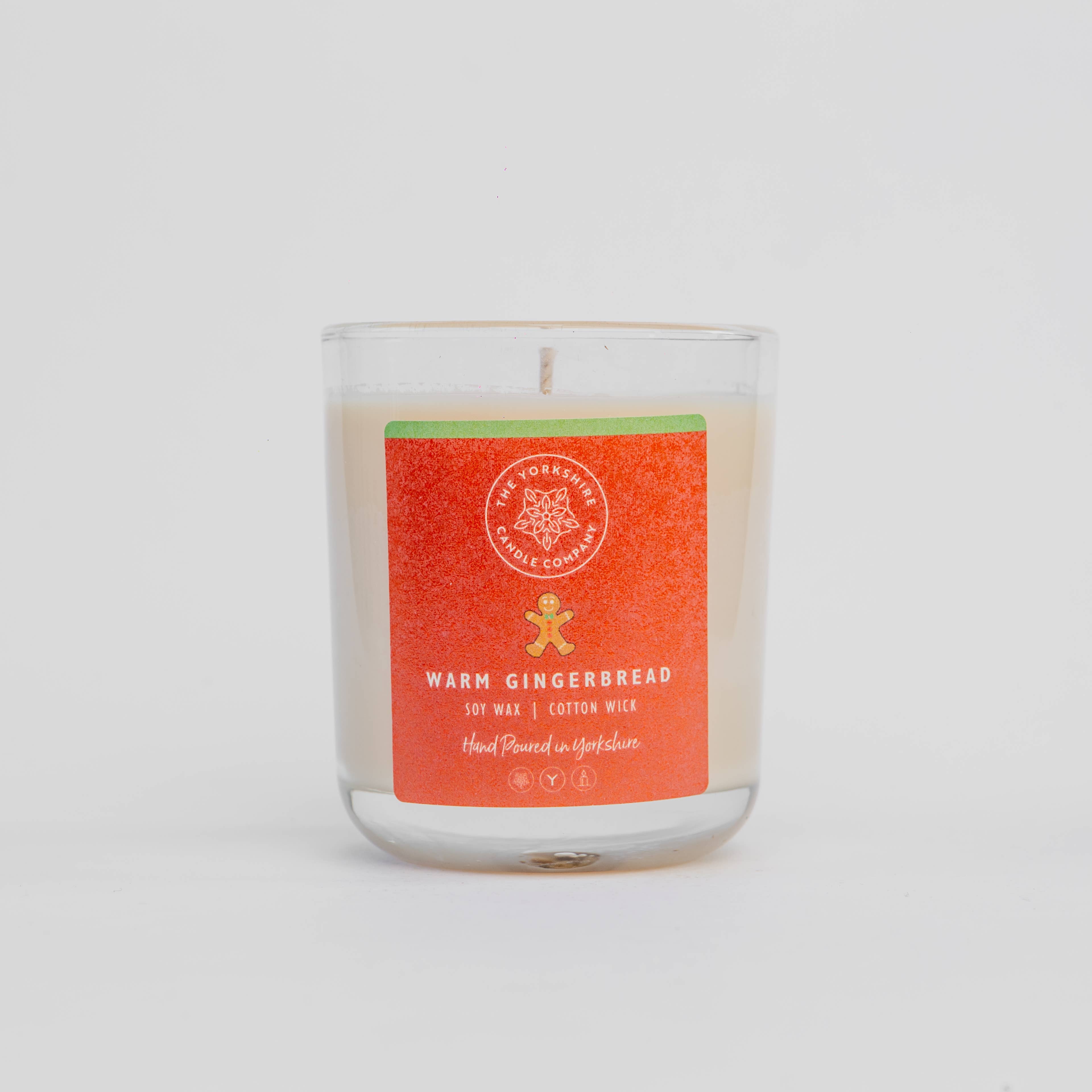Yorkshire Candle Company Warm GingerBread Glass Tumbler Scented Candle 