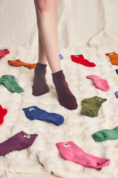 Roka Watford Crop Cosy Socks for Women Bibelot Leek Staffordshire UK