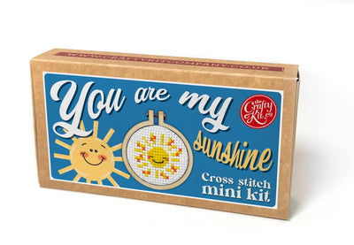 You are My Sunshine Mini Matchbox Cross Stitch Kit