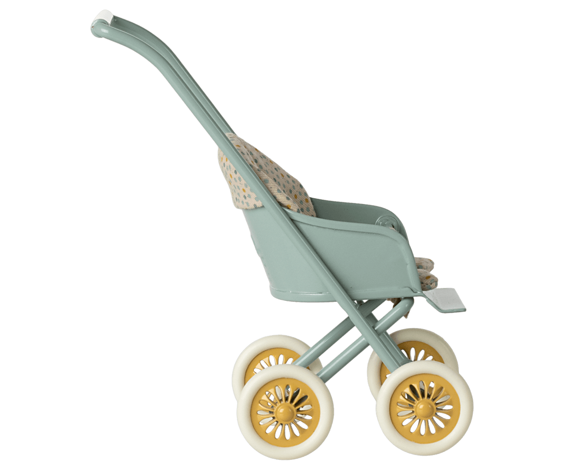 Maileg Micro Stroller - Mint image 1