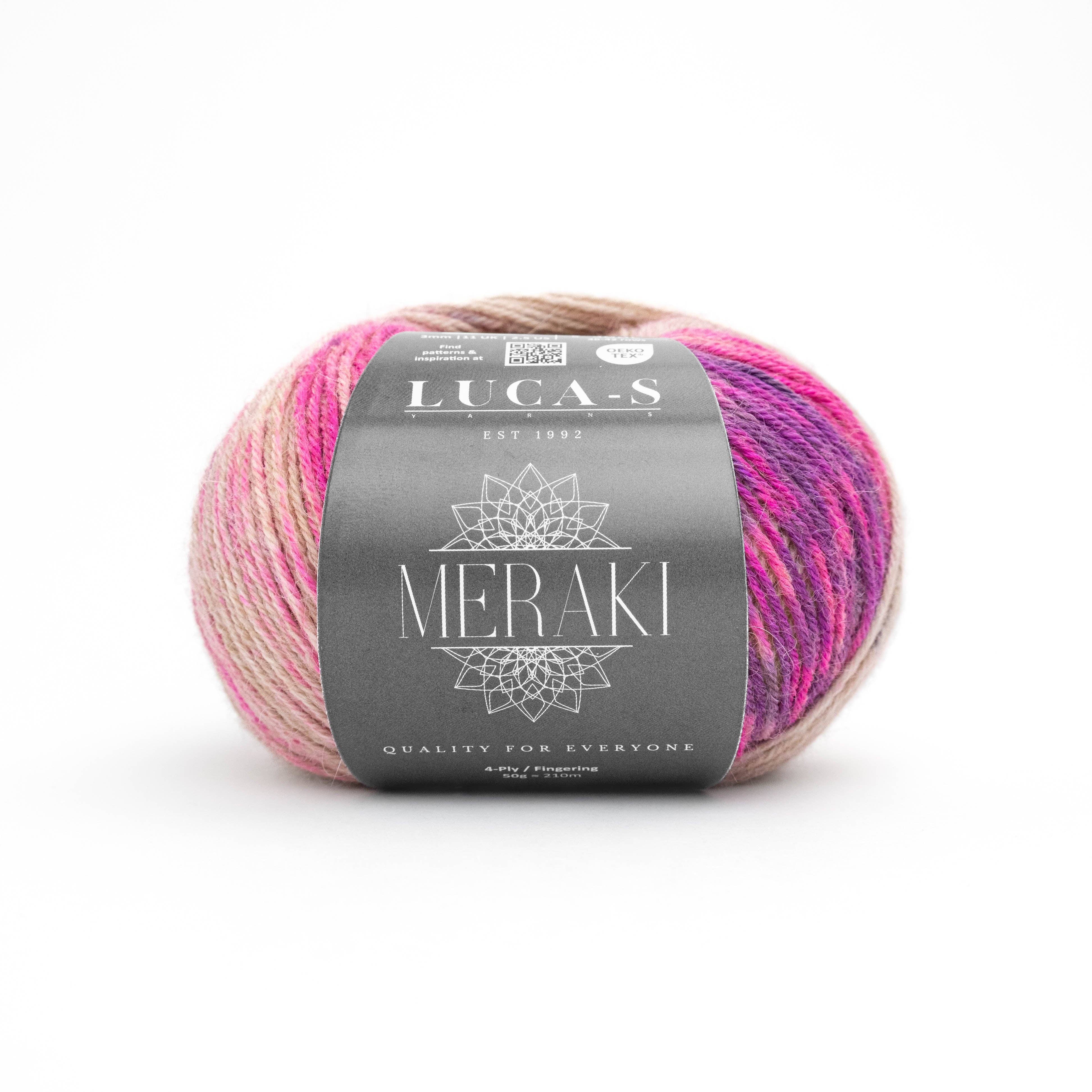 Luca-S MERAKI 4 ply Sock Yarn Bibelot Leek UK Stockist