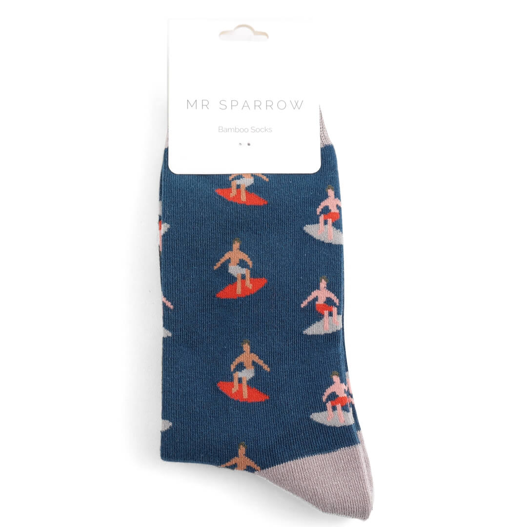 Mr Sparrow Surfers Socks: Navy image 1