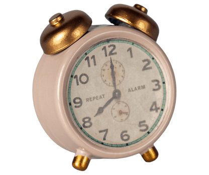 Maileg Mouse Alarm Clock - Powder image 1