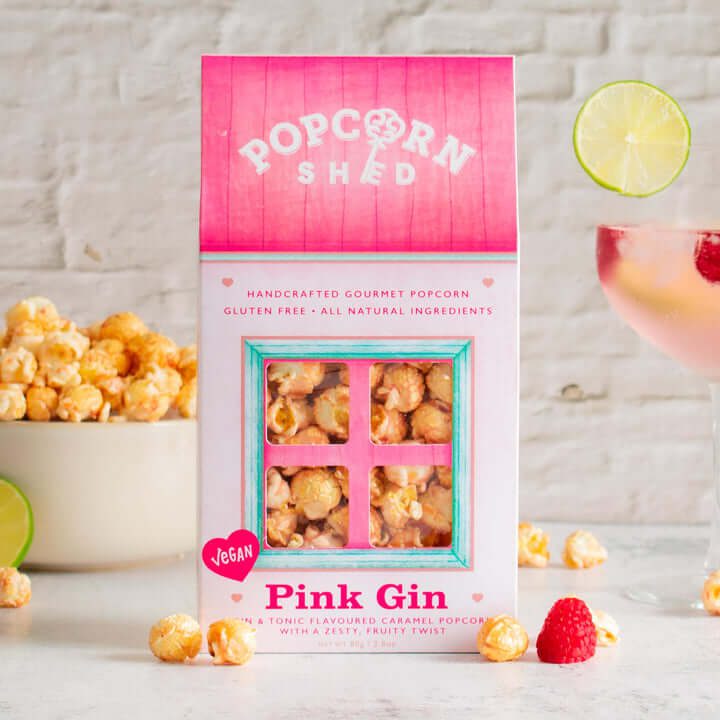 Pink Gin Popcorn Shed (Vegan) image 3