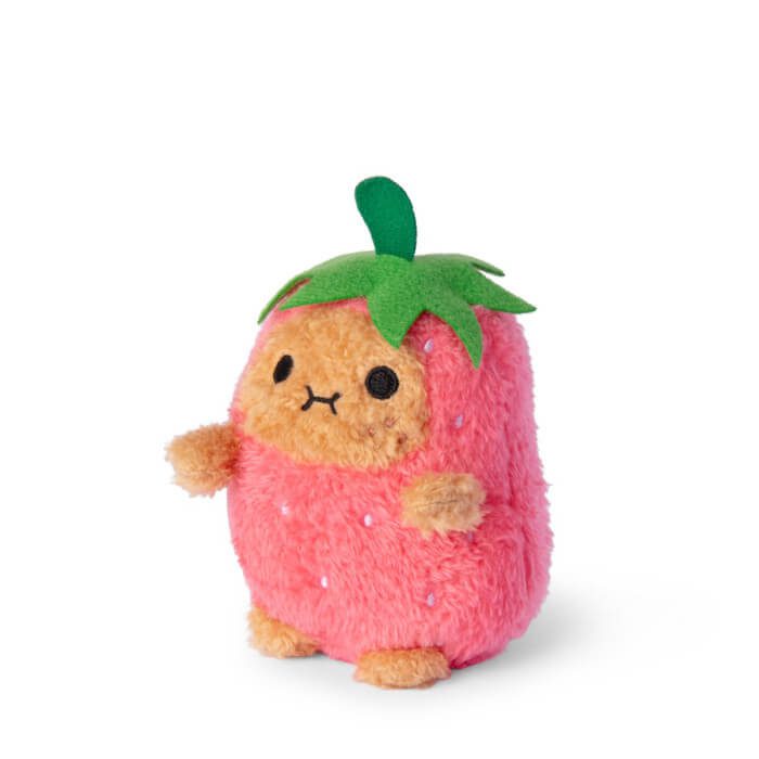 Noodoll Strawberry Ricespud Mini Sitting Plush Toy *COMING SOON* image 1