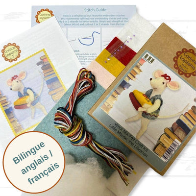 CORINNE LAPIERRE LIMITED
Little Mouse The Librarian Felt Craft Mini Kit