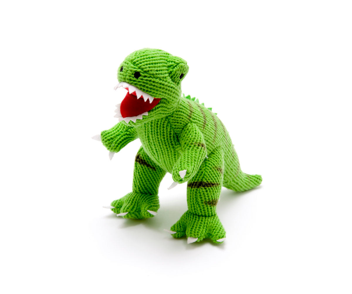 Best Years Knitted Dinosaur T Rex Toy image 0