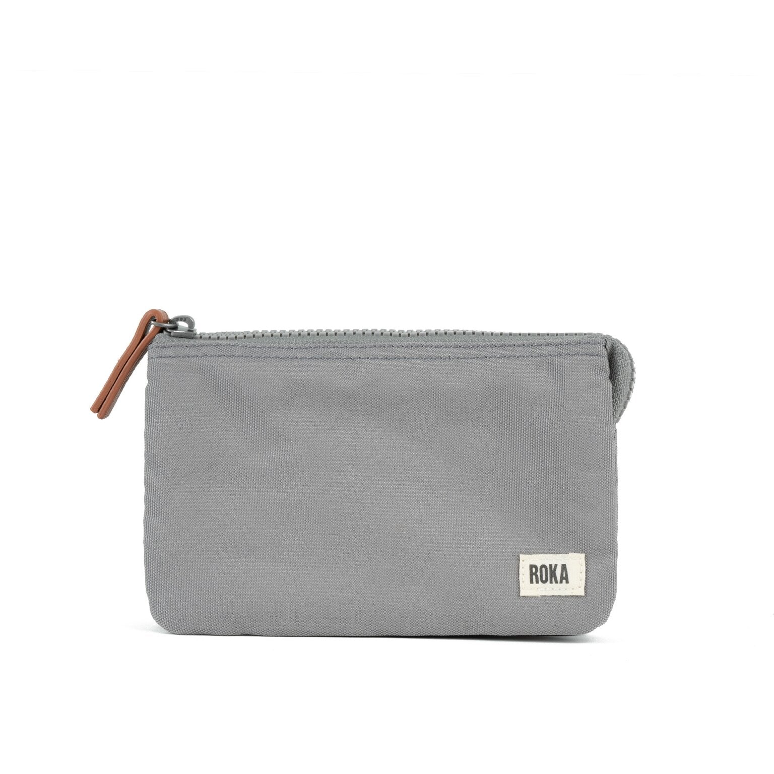 Roka Small Carnaby Recycled Canvas Wallet: Stormy