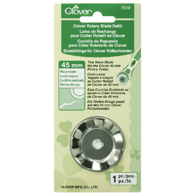 Clover Wave Rotary Blade 45mm at Bibelot Leek