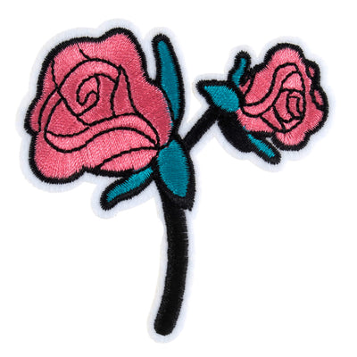 Iron-On Motif: Roses on Stem image 0