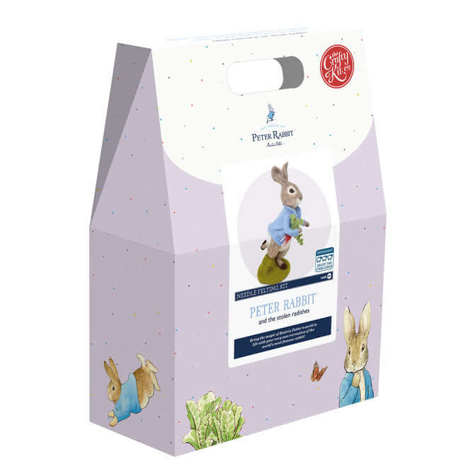 Beatrix Potter - Peter Rabbit and the Stolen Radishes Needle Felting Craft Kit image 3