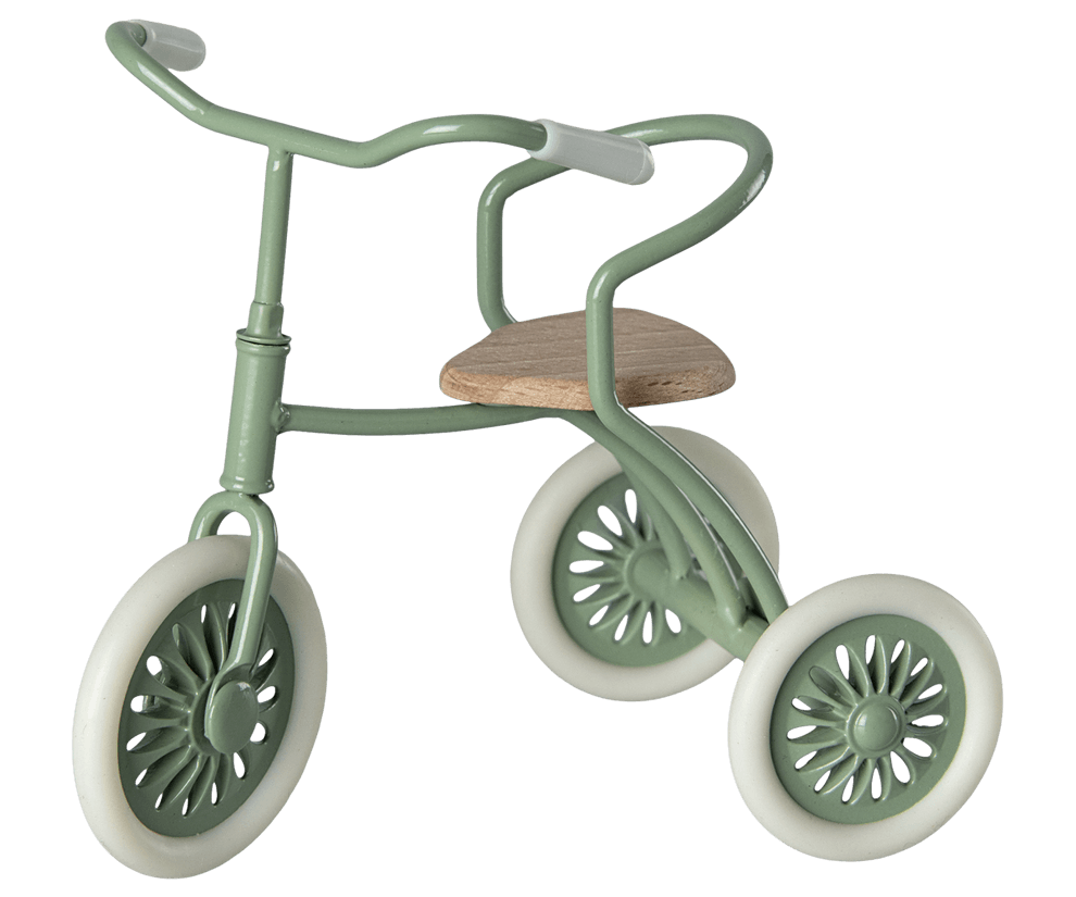 Maileg Mouse Abri à Tricycle - Green image 0