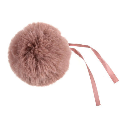Faux Fur Dusky Pink Pom Pom: Large image 0
