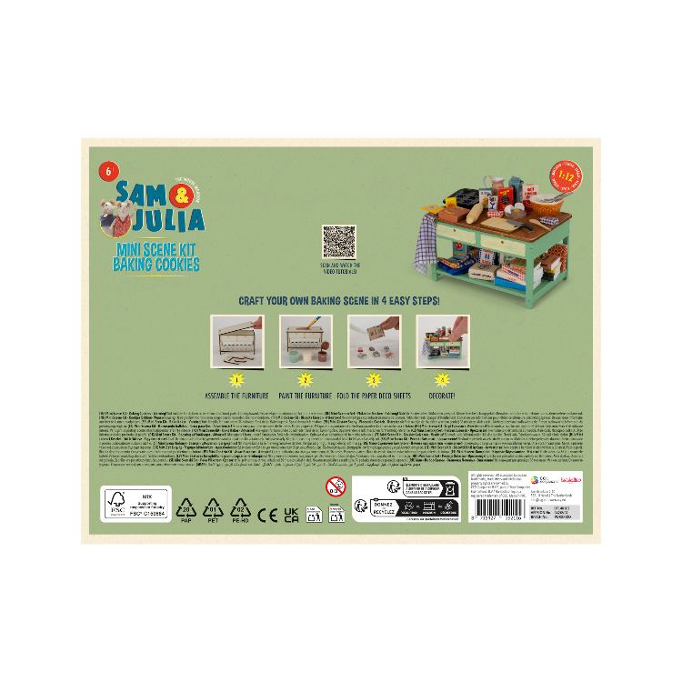 Mouse Mansion Mini Scene Kit – Baking Cookies Sam & Julia at Bibelot Leek UK Stockist