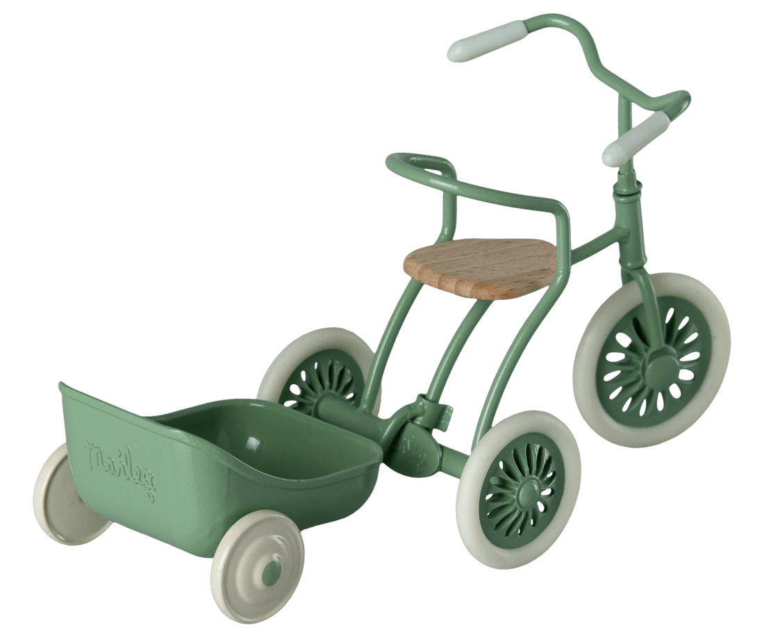 Maileg Tricycle Hanger, Mouse - Green image 1