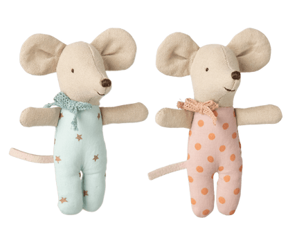 Maileg Twins Baby Mice in Matchbox image 1
