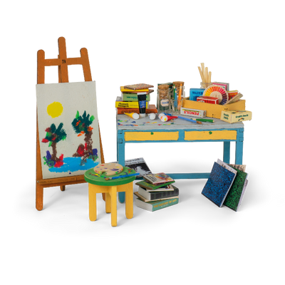 Mouse Mansion Mini Scene Kit – Artist At Work Sam & Julia at Bibelot Leek UK Stockist