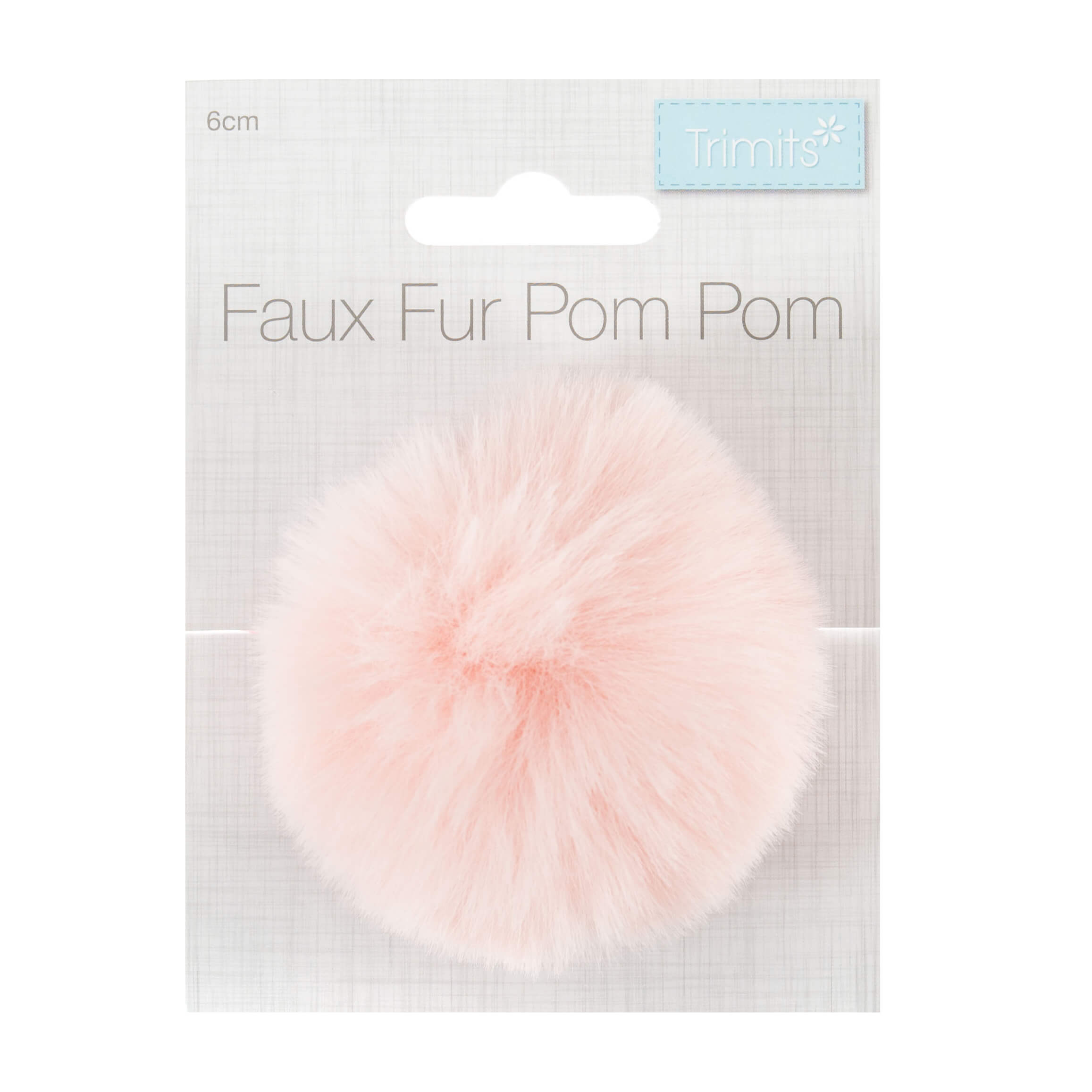 Faux Fur Pink Pom Pom: Medium image 1
