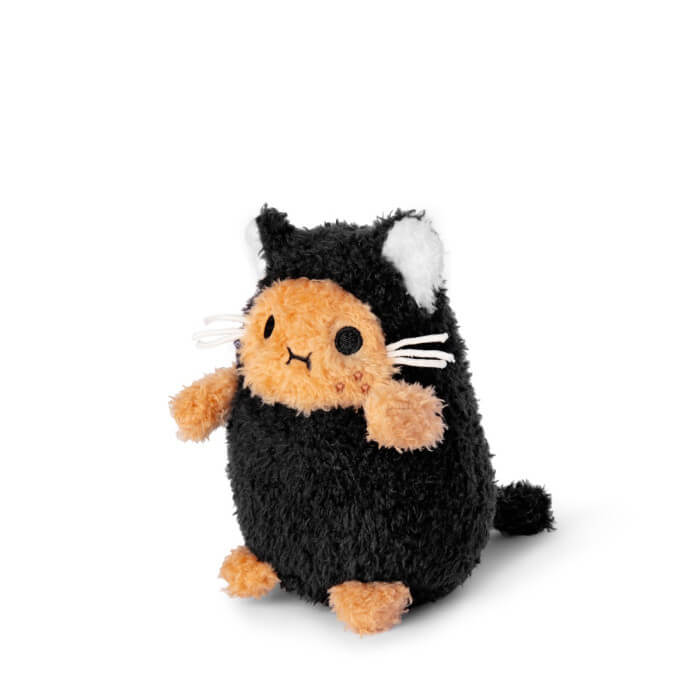 Noodoll Black Kitty Ricespud Mini Sitting Plush Toy *COMING SOON* image 1