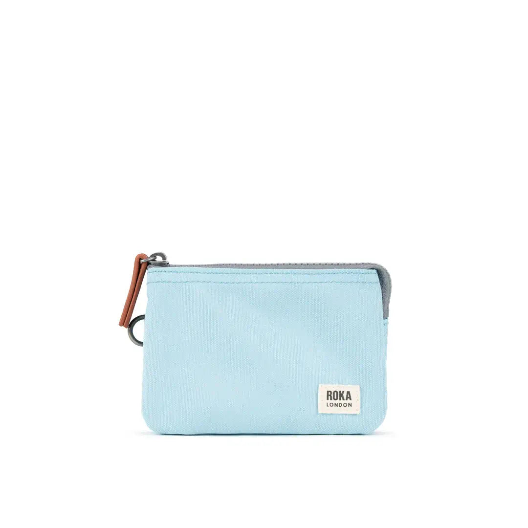 Roka Small Carnaby Recycled Canvas Wallet: Ice image 0
