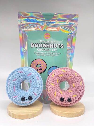 Cult Crochet Doughnuts Crochet Kit – Amigurumi Chenille Craft Kit at Bibelot Leek UK Stockist
