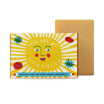 Sunshine Orange & Grapefruit Natural Handmade Soap Bar at Bibelot Leek