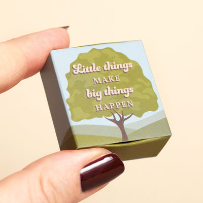 Lisa Angel Tiny Matchbox Ceramic Acorn Token at Bibelot Leek UK Stockist