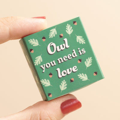 Lisa Angel Tiny Matchbox Ceramic Owl Token at Bibelot Leek UK Stockist