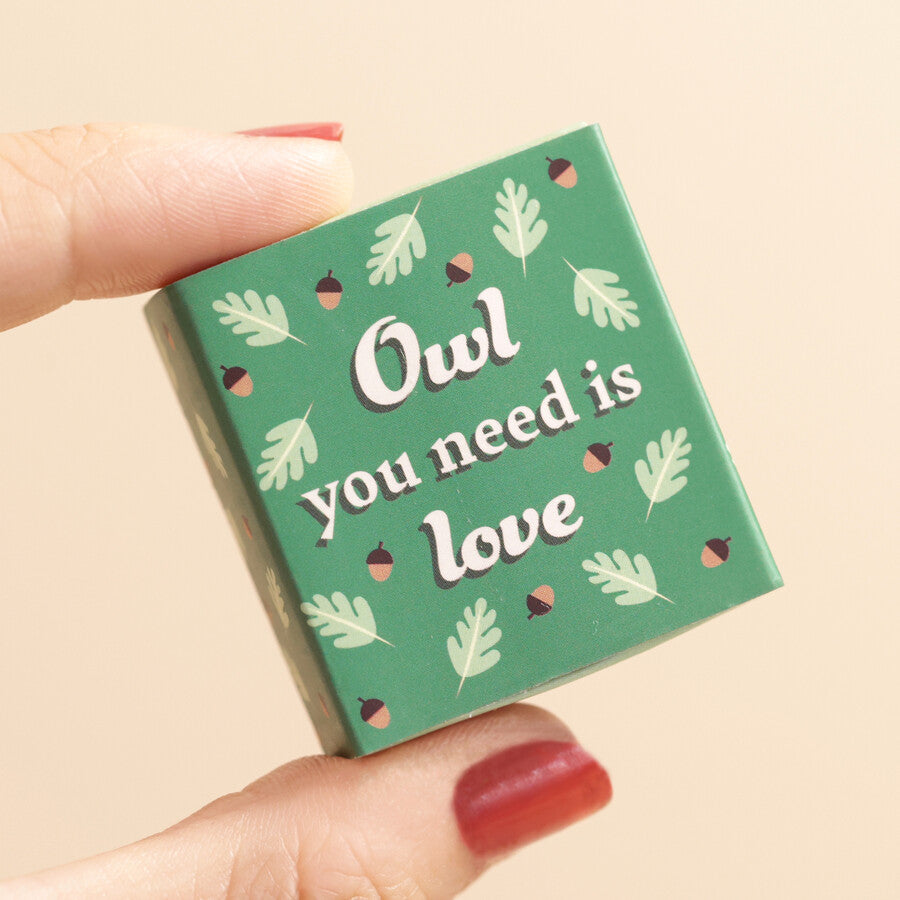 Lisa Angel Tiny Matchbox Ceramic Owl Token at Bibelot Leek UK Stockist