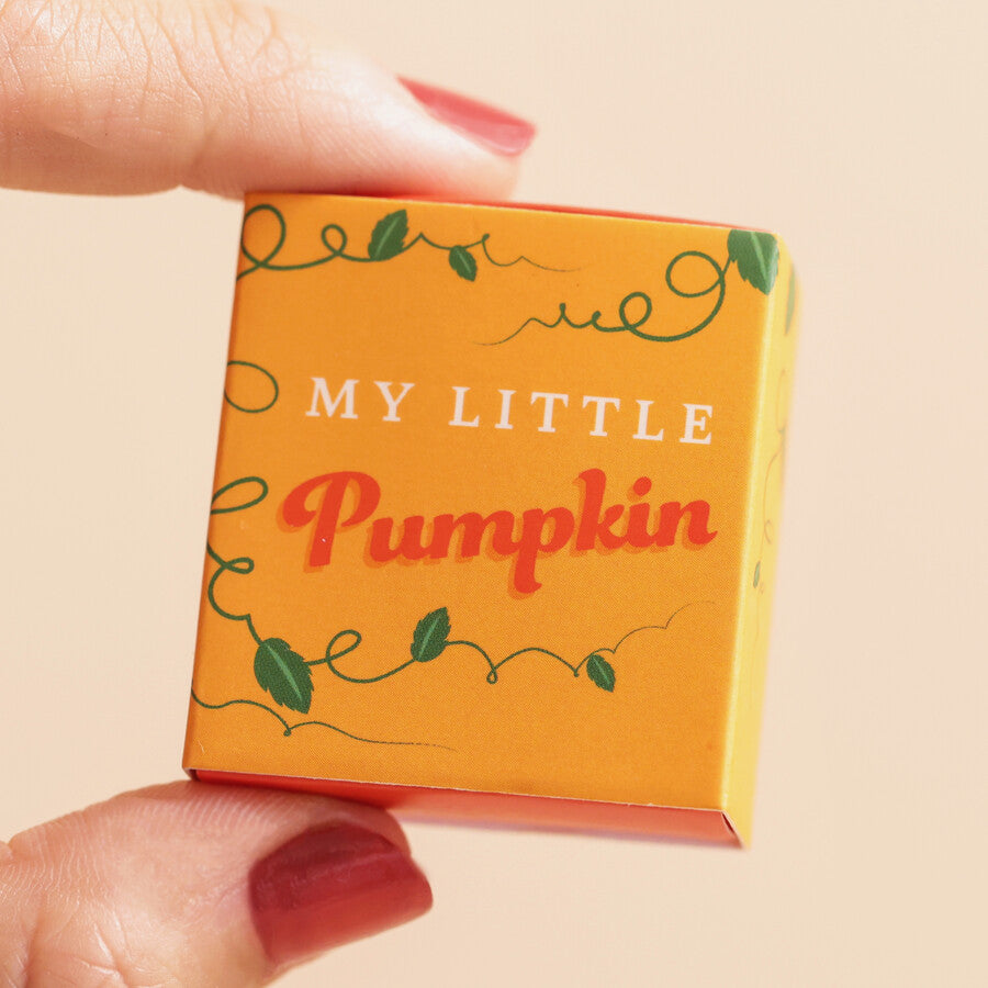 Lisa Angel Tiny Matchbox Ceramic Pumpkin Token at Bibelot Leek UK Stockist