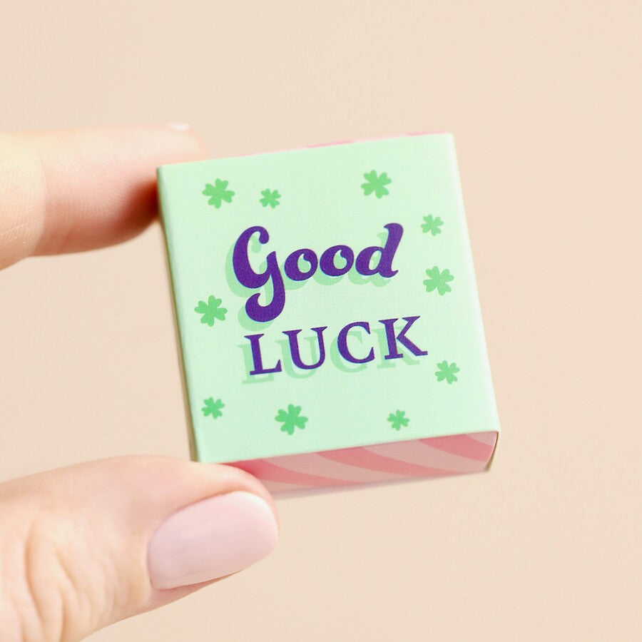 Lisa Angel Tiny Matchbox Ceramic Clover Token at Bibelot Leek